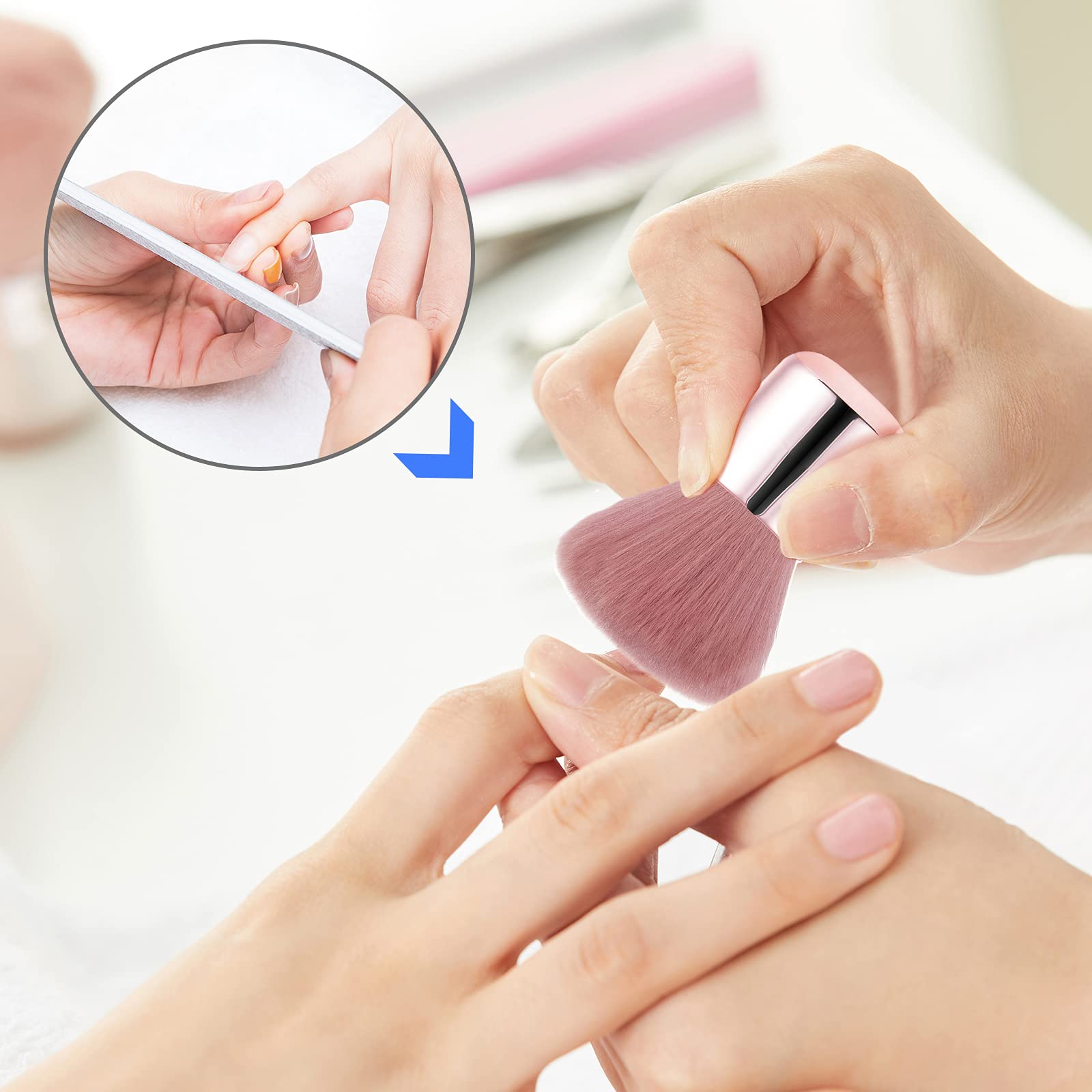 Vaincre chic kabuki-inspired nail brush adds style to routines