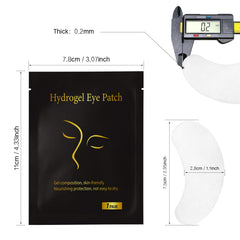 Vaincre lint-free eye patches prevent fibers snagging on lashes.