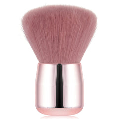 Vaincre pink nail art dust brush with soft bristles for precise cleanup