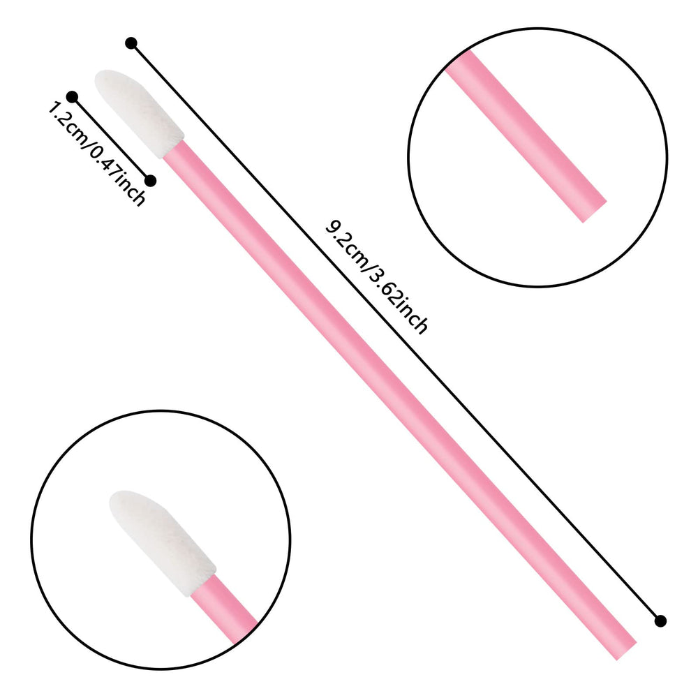 Vaincre soft flocked-tip close-up for smooth lip application.