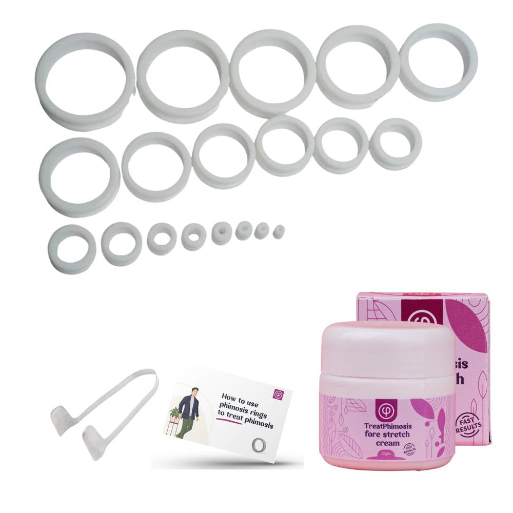 Vajraang phimosis stretching rings kit overview for gradual progress