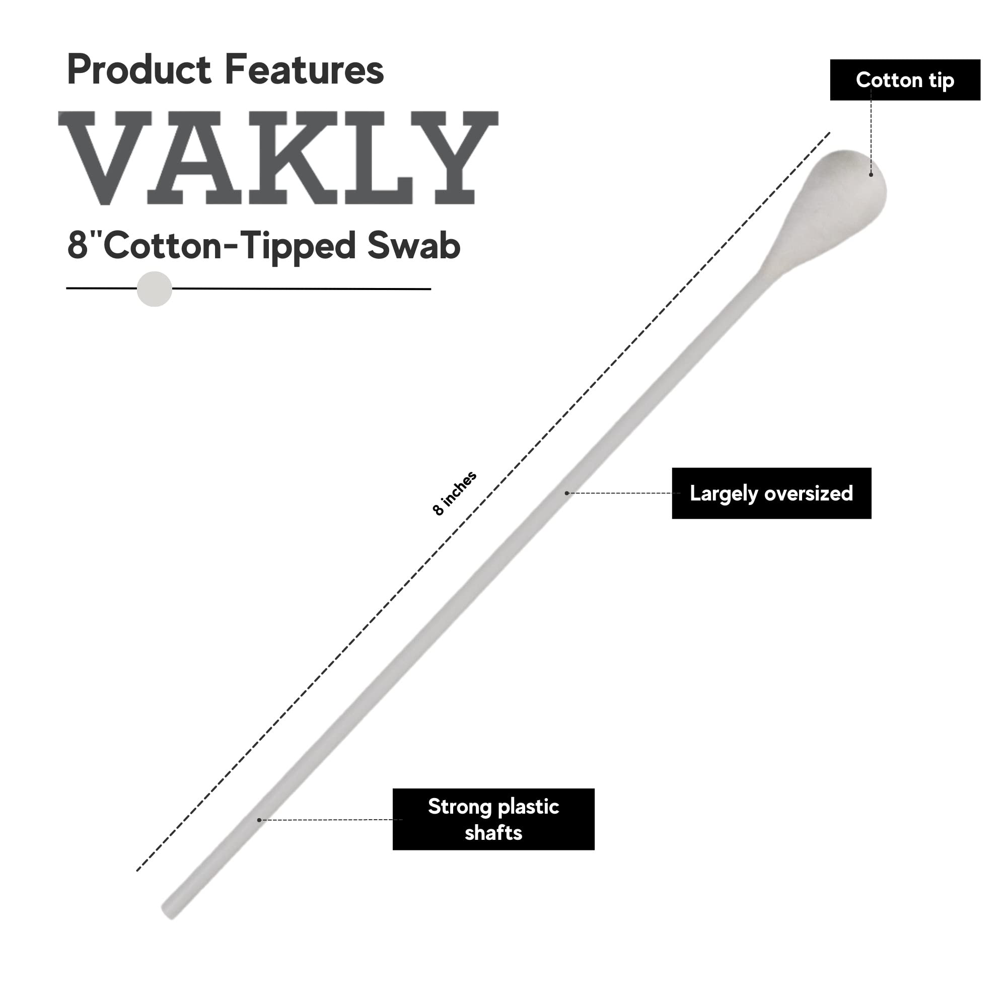 Vakly jumbo tip 1/2 inch diameter enables precise application