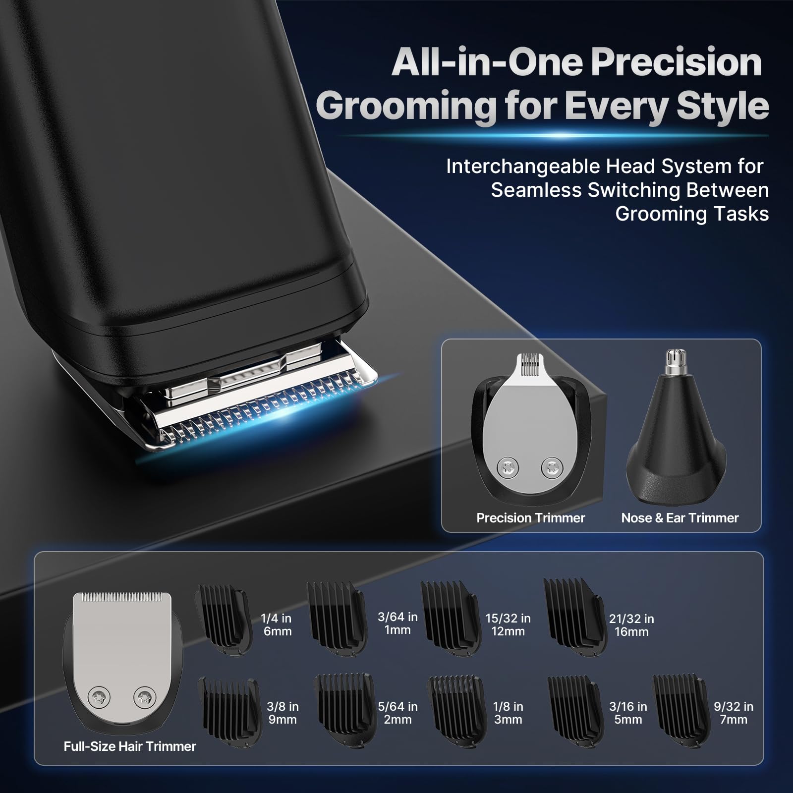 Valano nose and ear trimmer safely removes unwanted hairs.