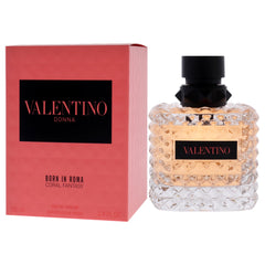 Valentino Donna Born In Roma Coral Fantasy bottle in hand, easy on-the-go application