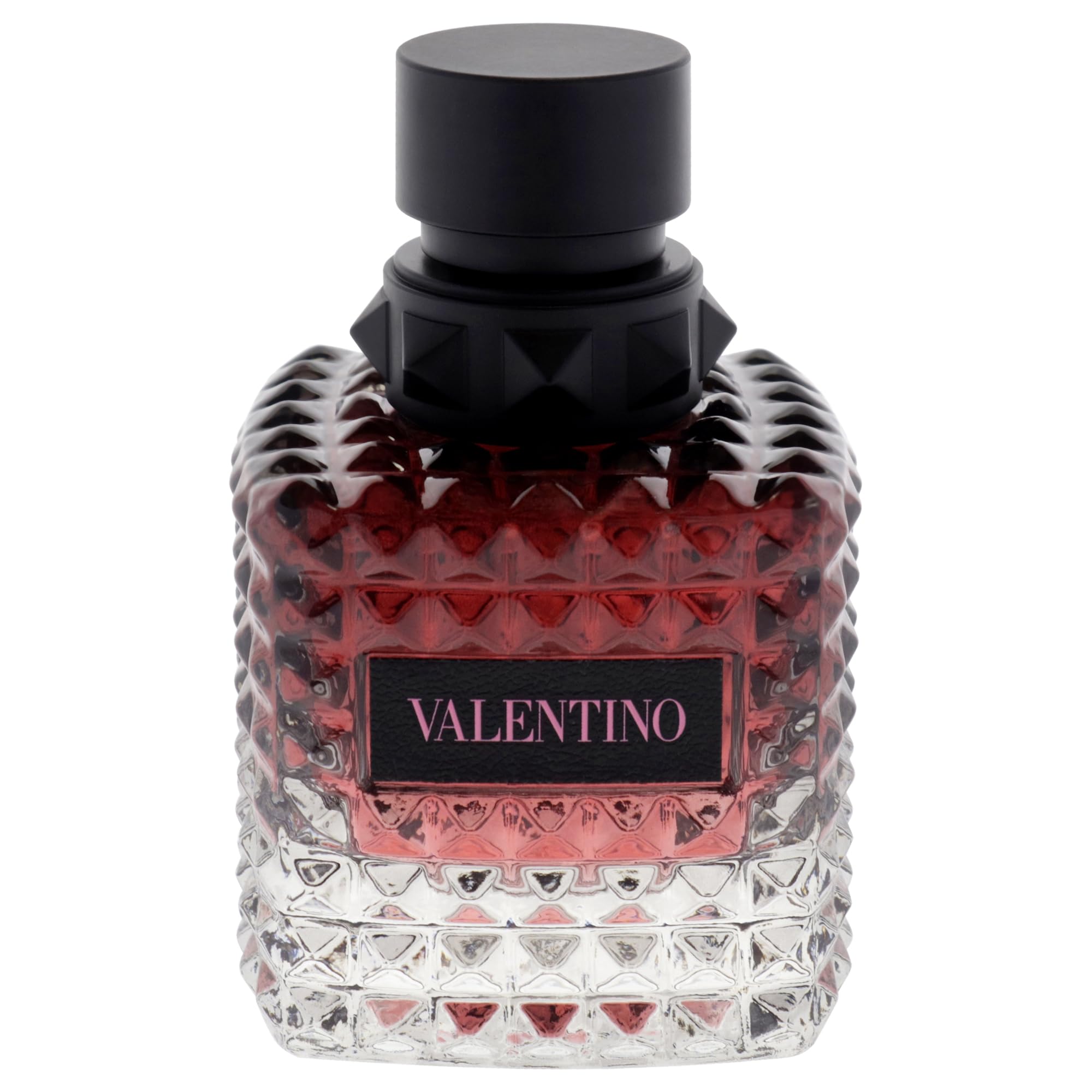 Valentino Donna Born In Roma Intense cap close-up, refined finish and easy handling.