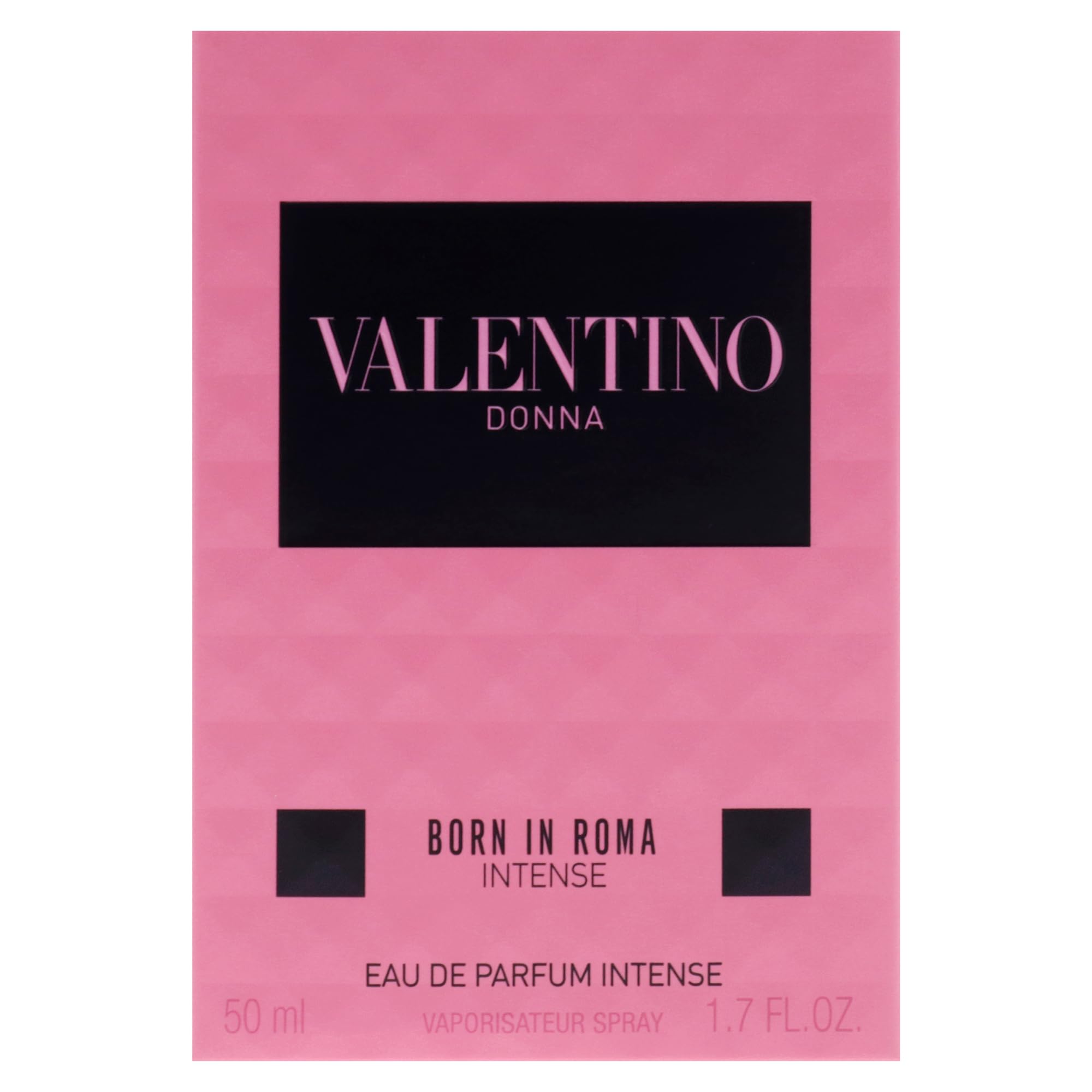 Valentino Donna Born In Roma Intense packaging box, gift-ready presentation.