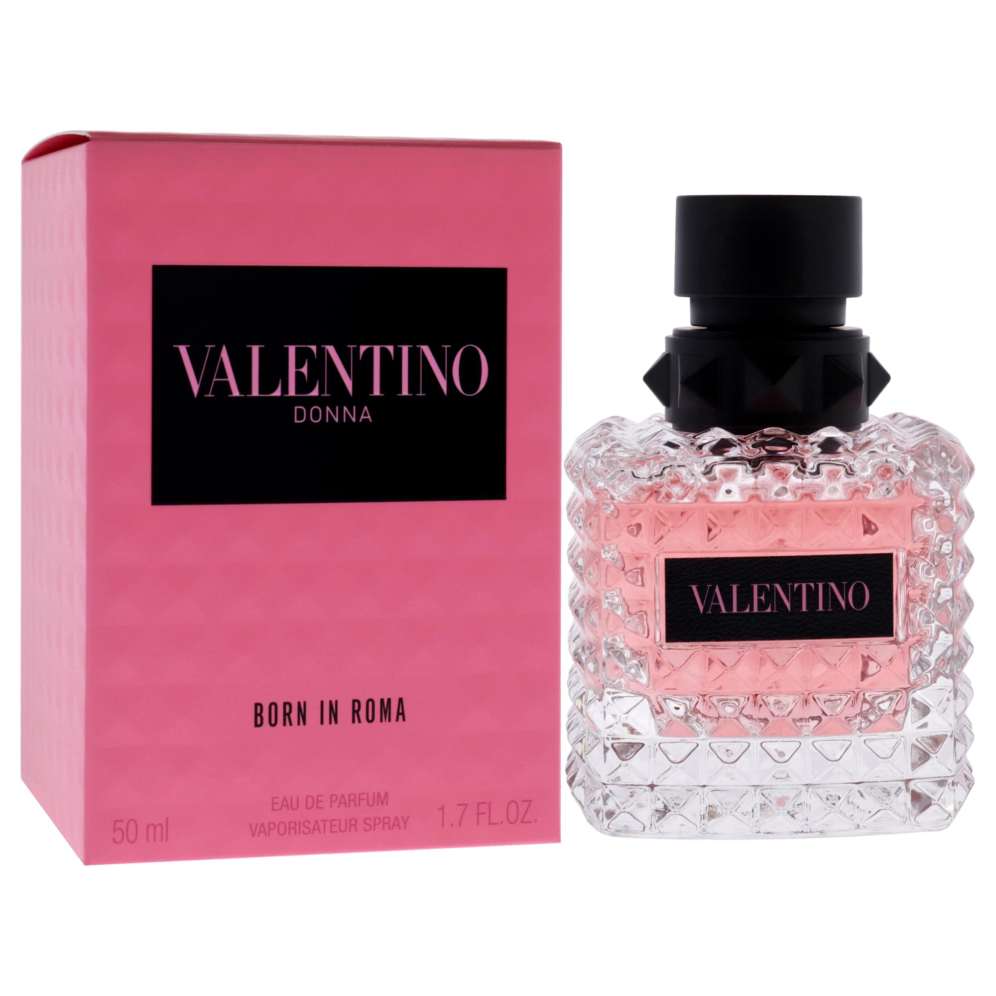 Valentino Donna Born in Roma packaging highlighting premium presentation.