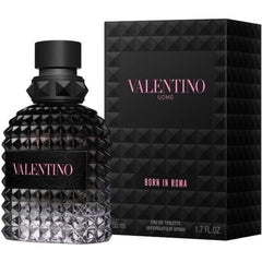 Valentino Uomo Born in Roma 50ml bottle highlighting woody spicy profile for everyday confidence