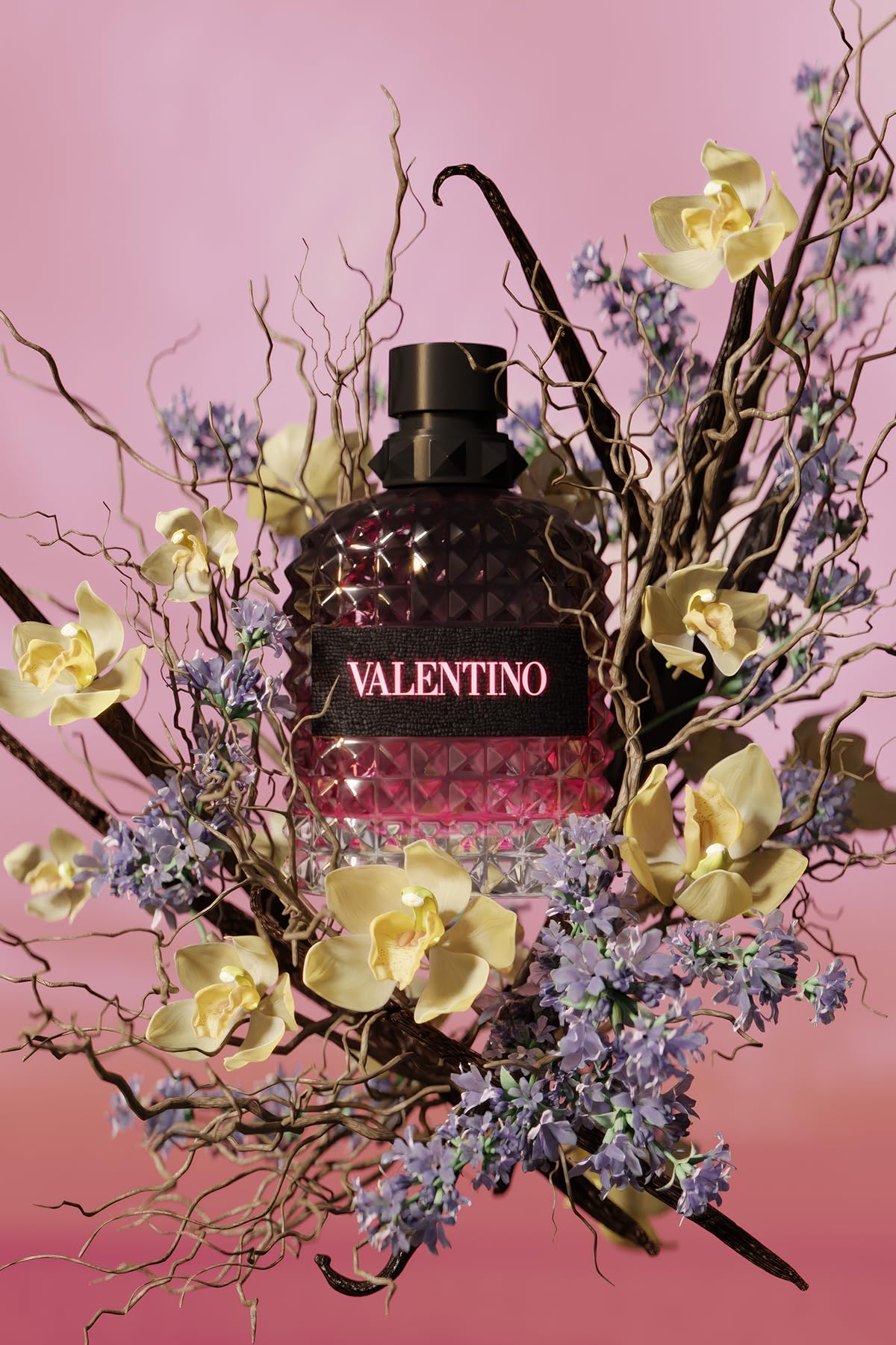 Valentino Uomo Born In Roma Intense box packaging ready for gifting.