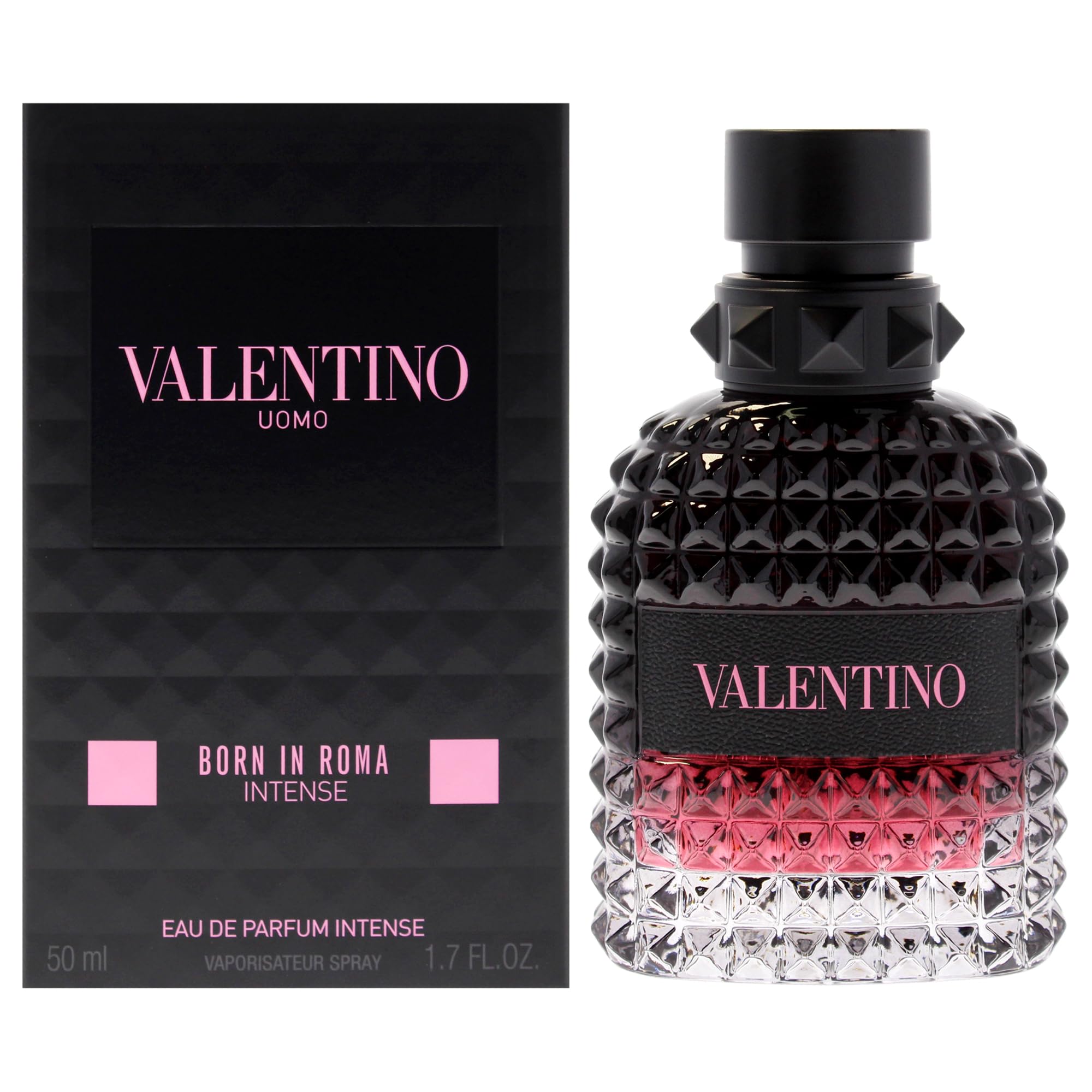 Valentino Uomo Born In Roma Intense edp bottle pour for everyday sophistication