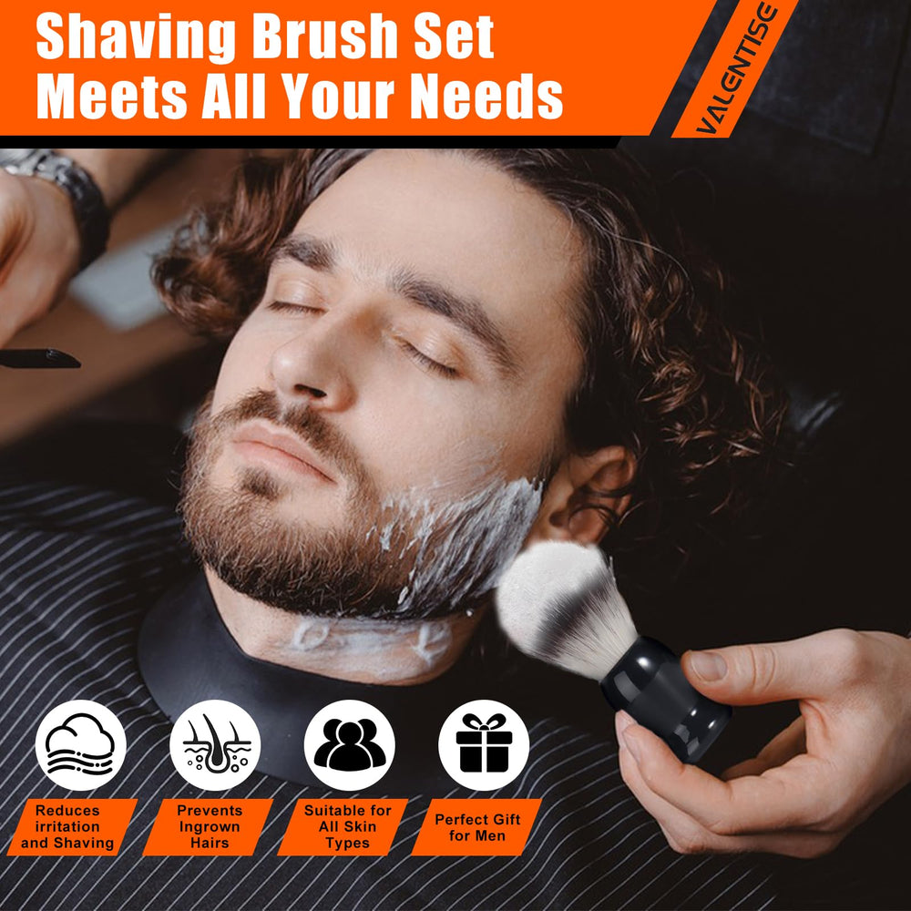 VALENTISE brush-bowl-stand storage arrangement on a clean counter