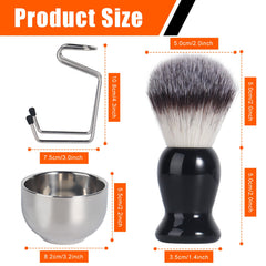 VALENTISE synthetic badger hair brush close-up emphasizes softness and odorless feel