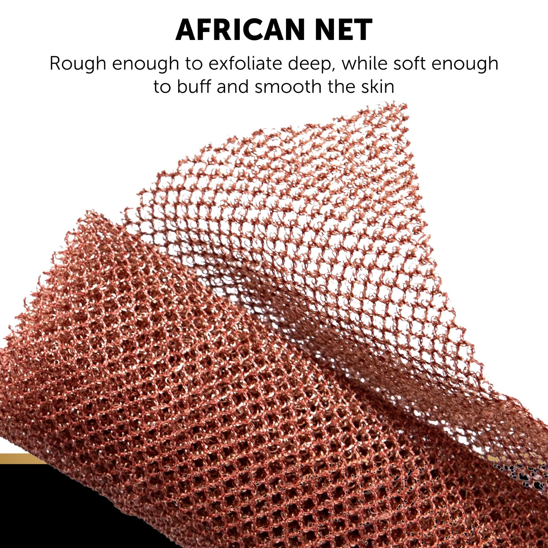 VALITIC esponja africana de red: exfoliación suave para piel radiante.