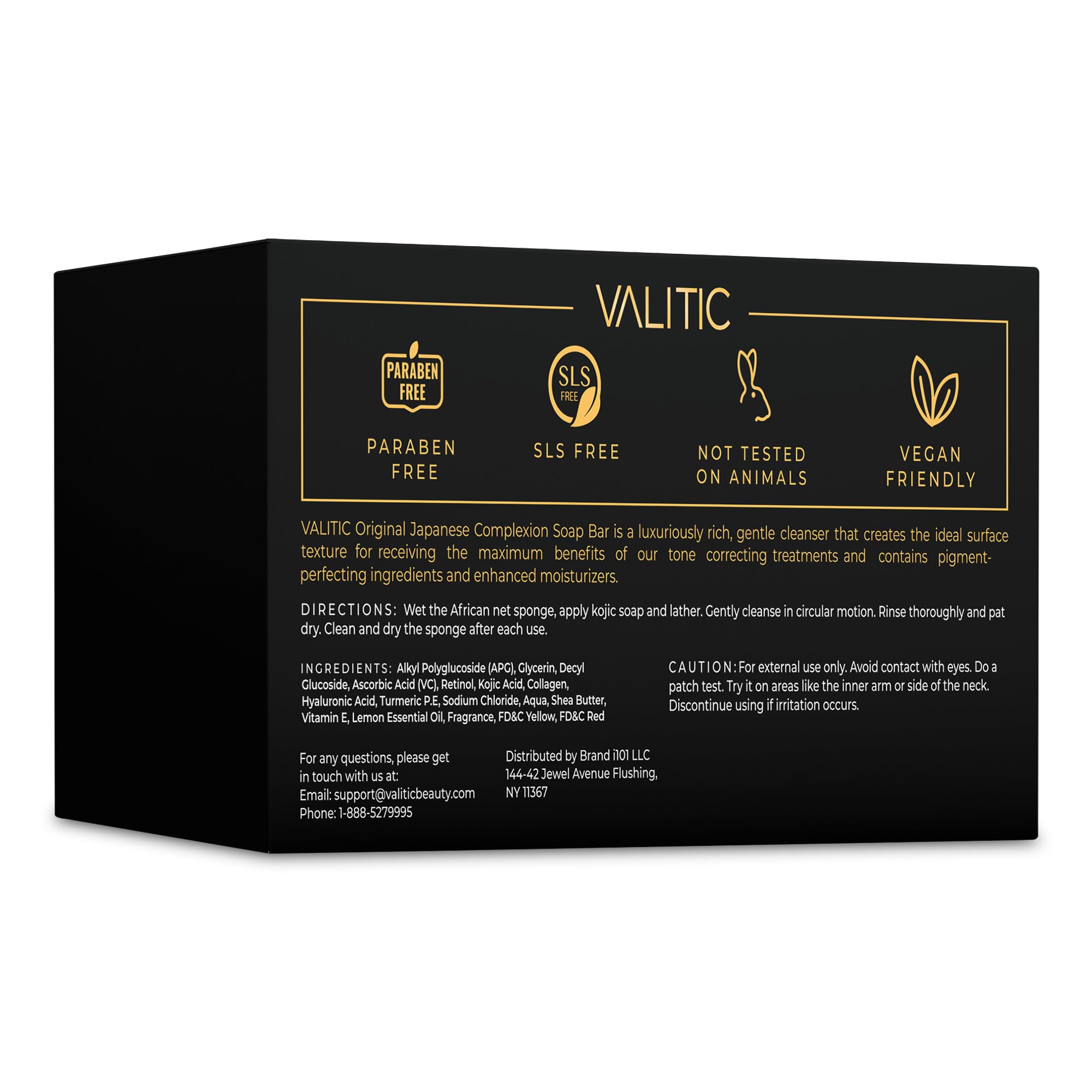 VALITIC lemon-turmeric soap lather highlighting natural ingredients.