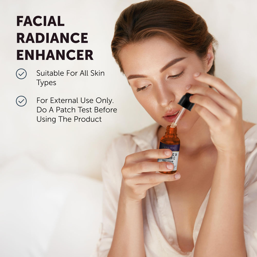 VALITIC Serum Radiancia Facial: ilumina la piel cada día.
