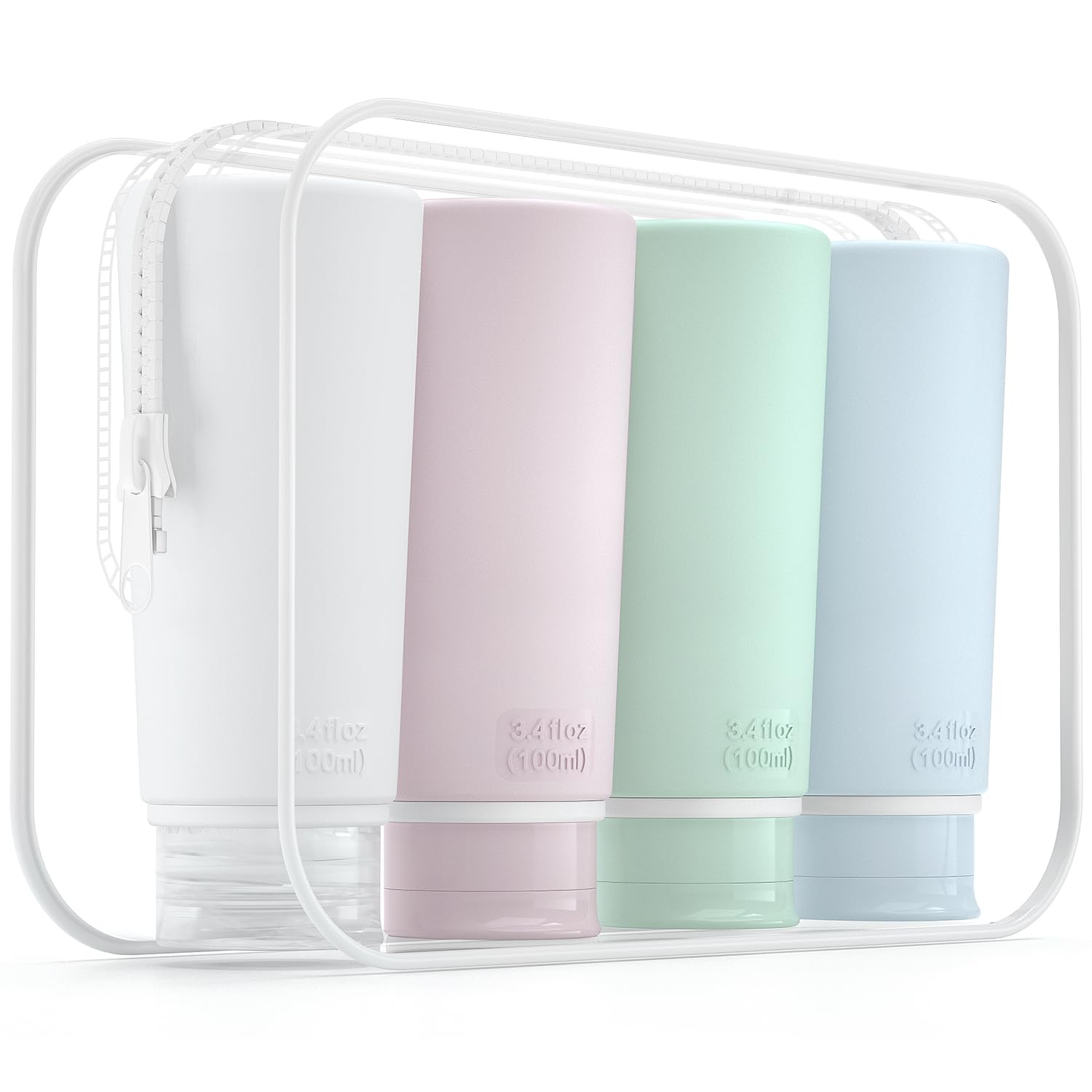 Valourgo travel bottles set for cosmetics, compact and organized for easy packing.
