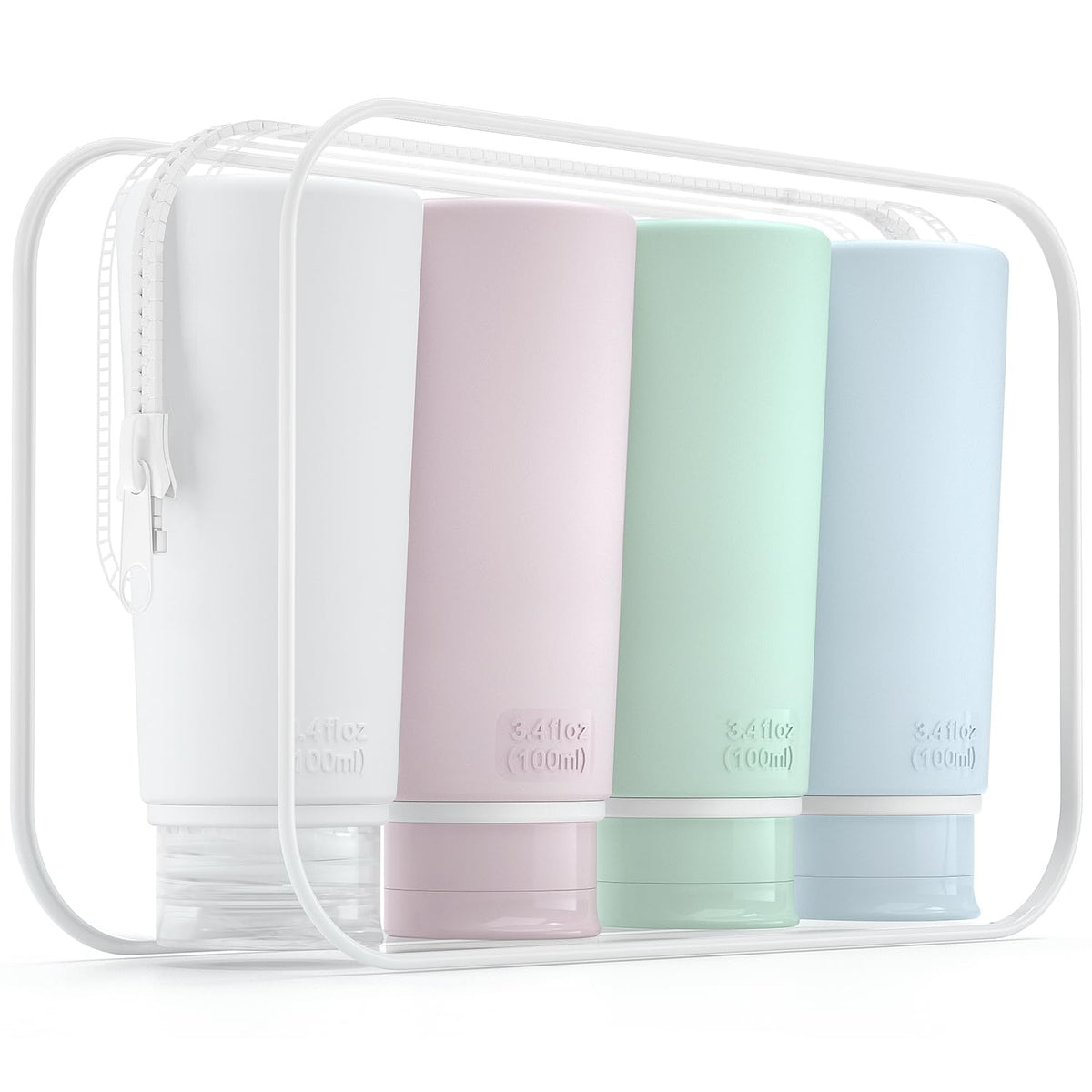 Valourgo travel bottles set for cosmetics, compact and organized for easy packing.