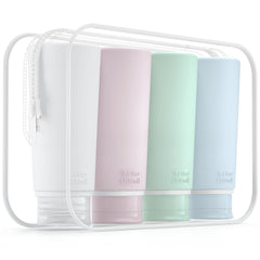Valourgo travel bottles set for cosmetics, compact and organized for easy packing.