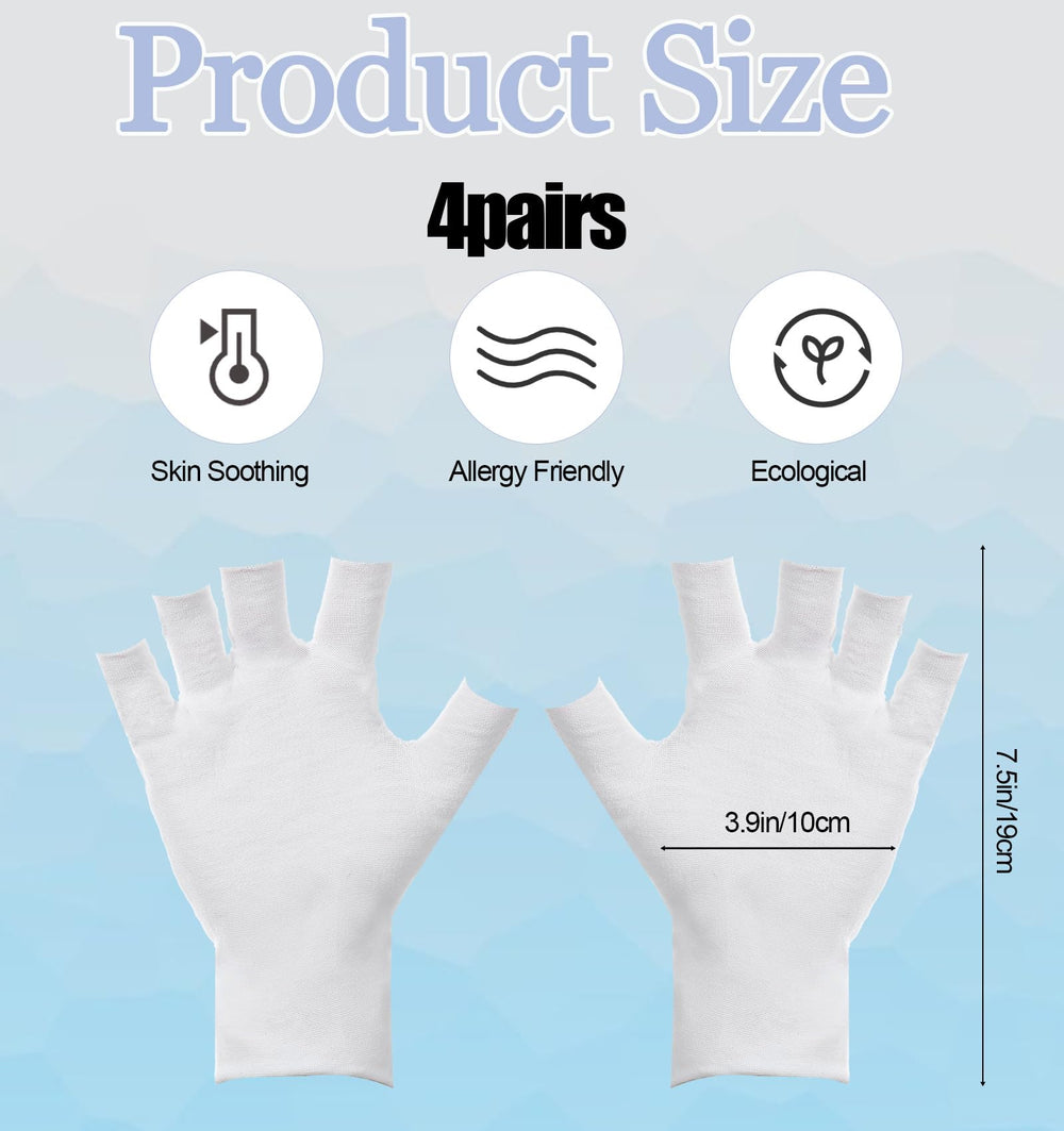 ValueBargain guantes algodón suave confort para piel sensible durante el día.