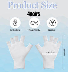 ValueBargain guantes algodón suave confort para piel sensible durante el día.