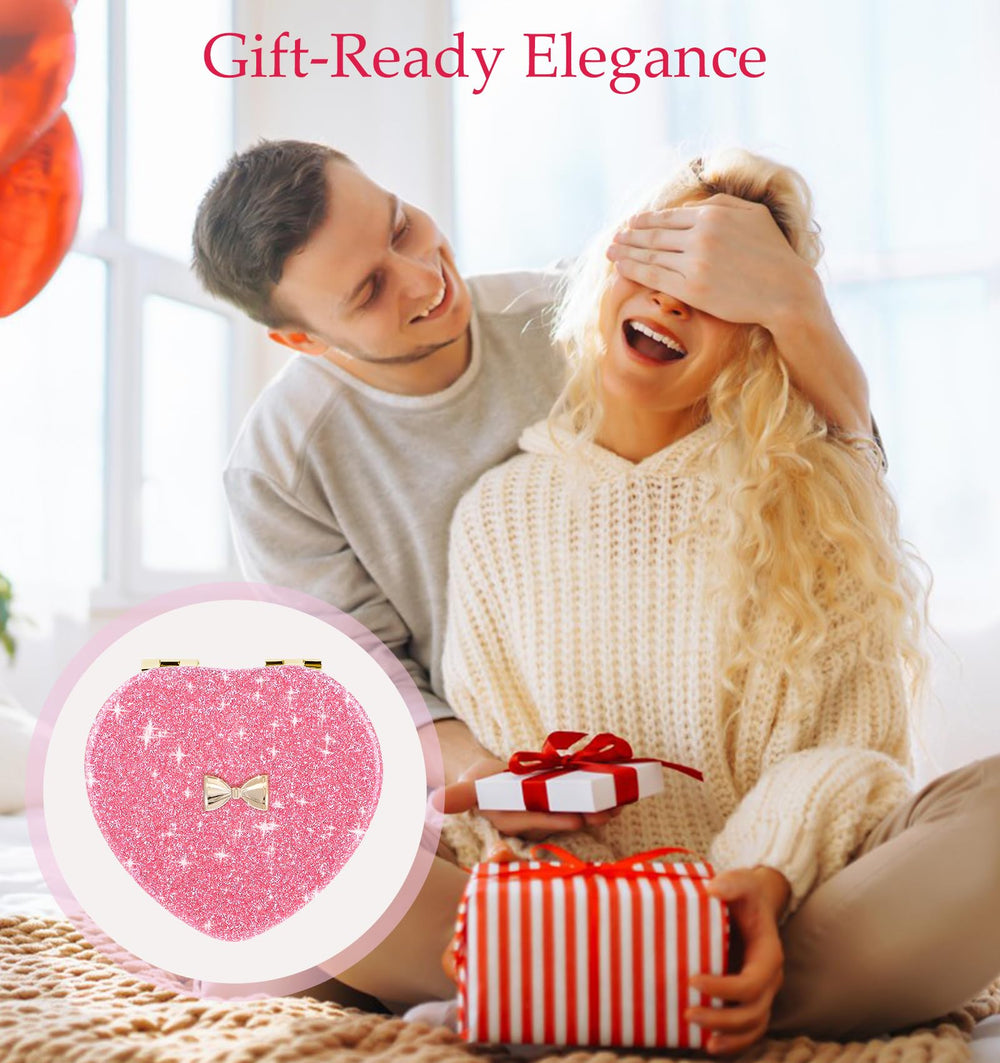 ValueBargain pink compact fits purse, bag, or pocket for daily use.