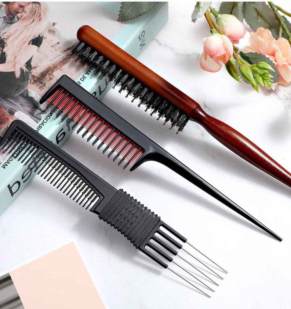 ValueBargain angled bristles boost volume with bounce-free texture.