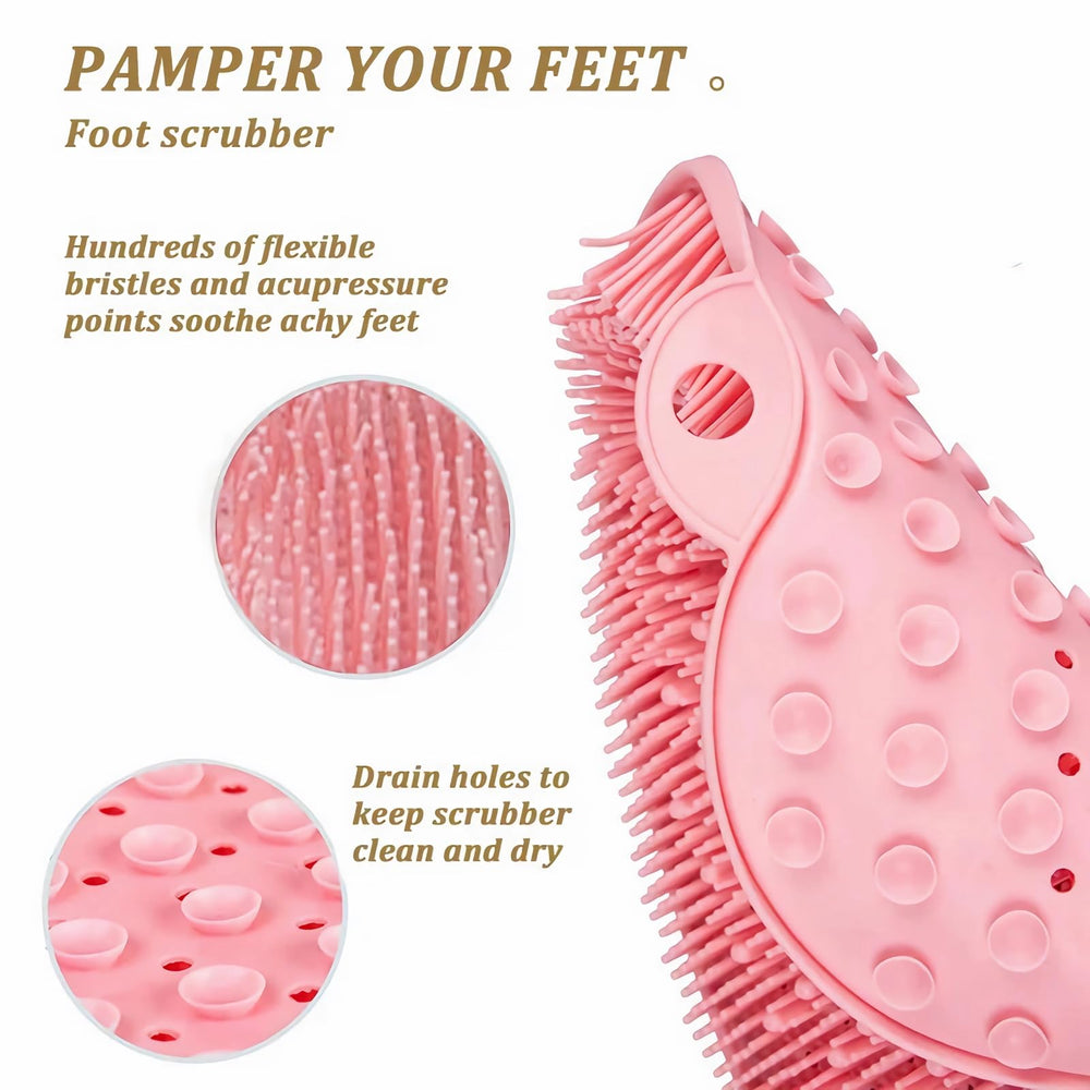 VALWORD soft-touch silicone offers comfortable massage during cleaning.