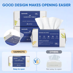 Vammots soft plant-fiber towels provide a gentle touch for sensitive skin.
