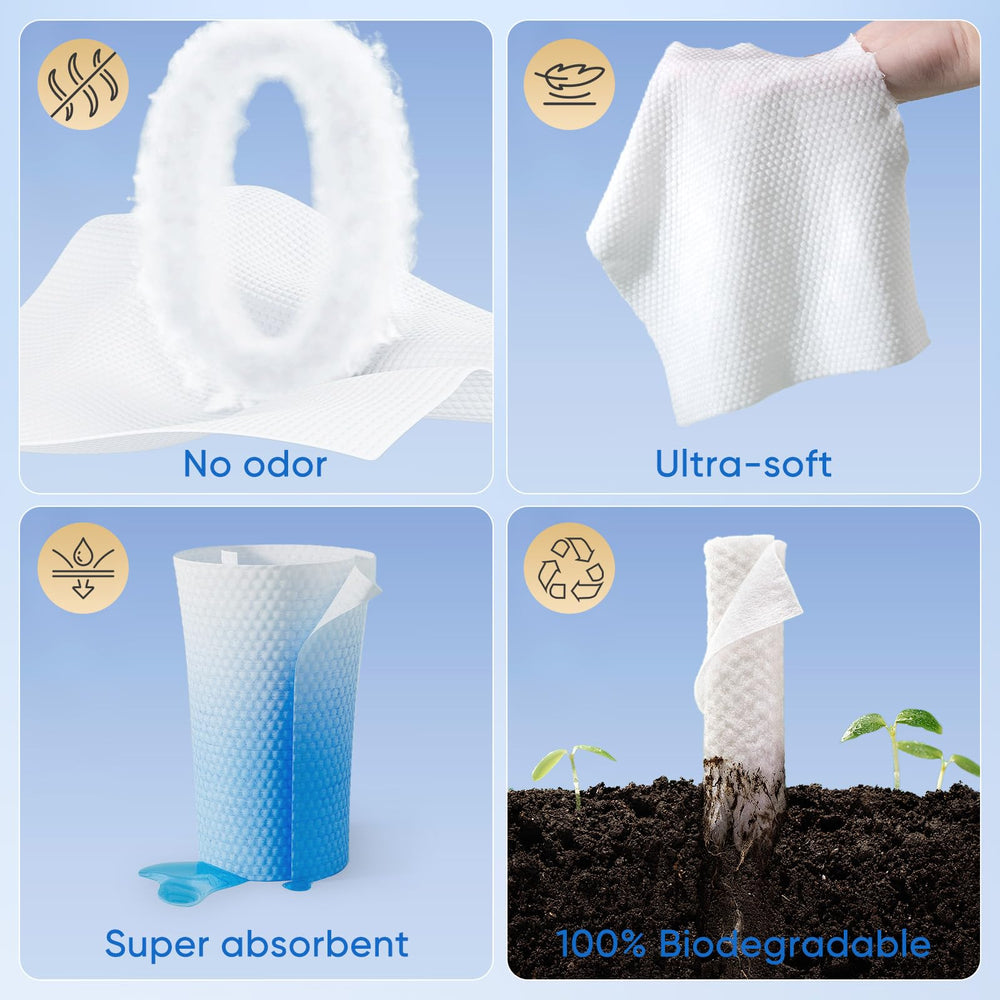 Vammots travel-ready face towels ideal for on-the-go cleansing.