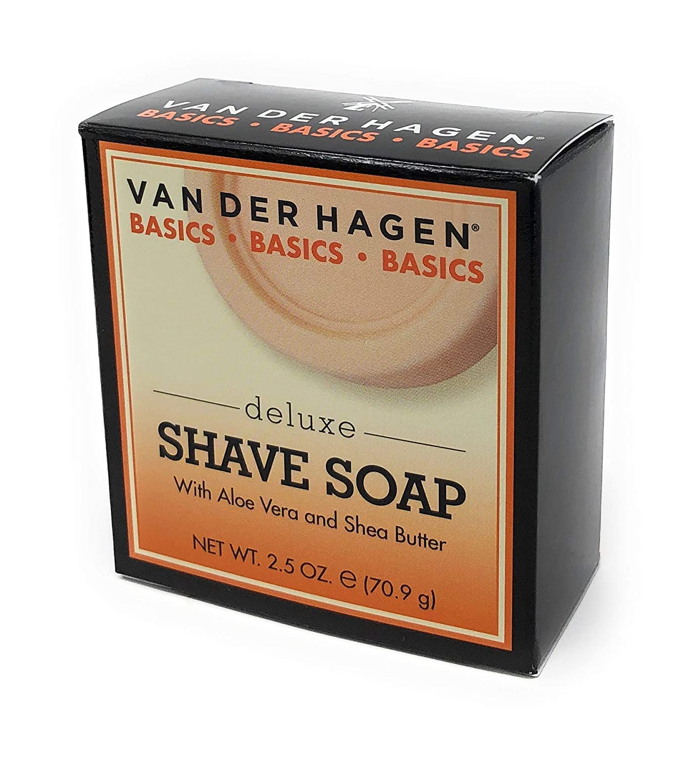 Van Der Hagen Deluxe Shave Soap 3pk gift-ready presentation for gifting