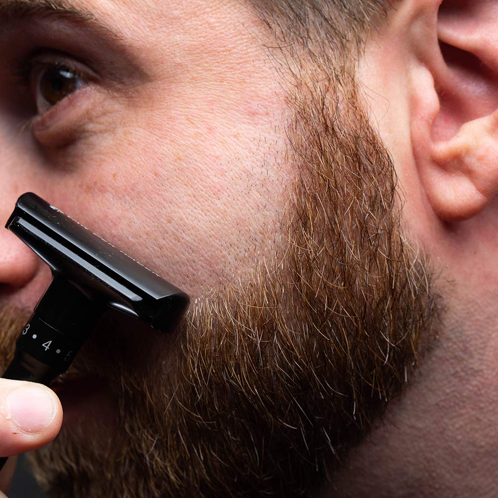 Beard detailing with Van Der Hagen gel for sharp lines and precision