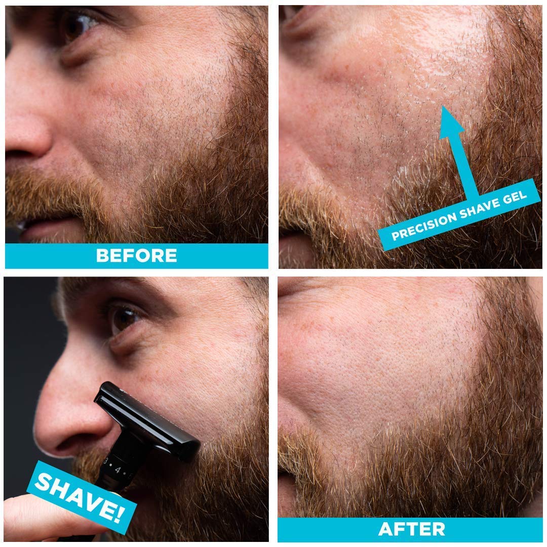 Non-foaming glide of Van Der Hagen gel aiding razor movement