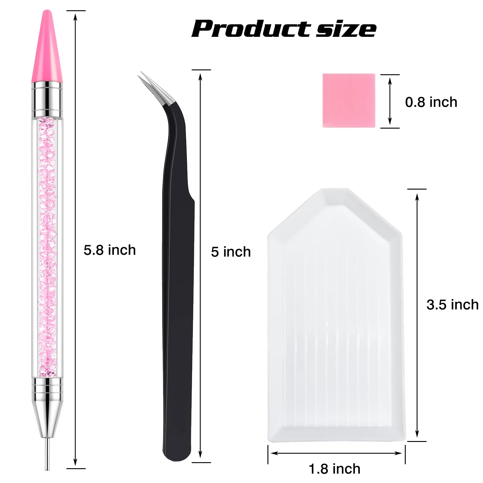 VANALIA comprehensive DIY kit for nail art and diamond painting enthusiasts.