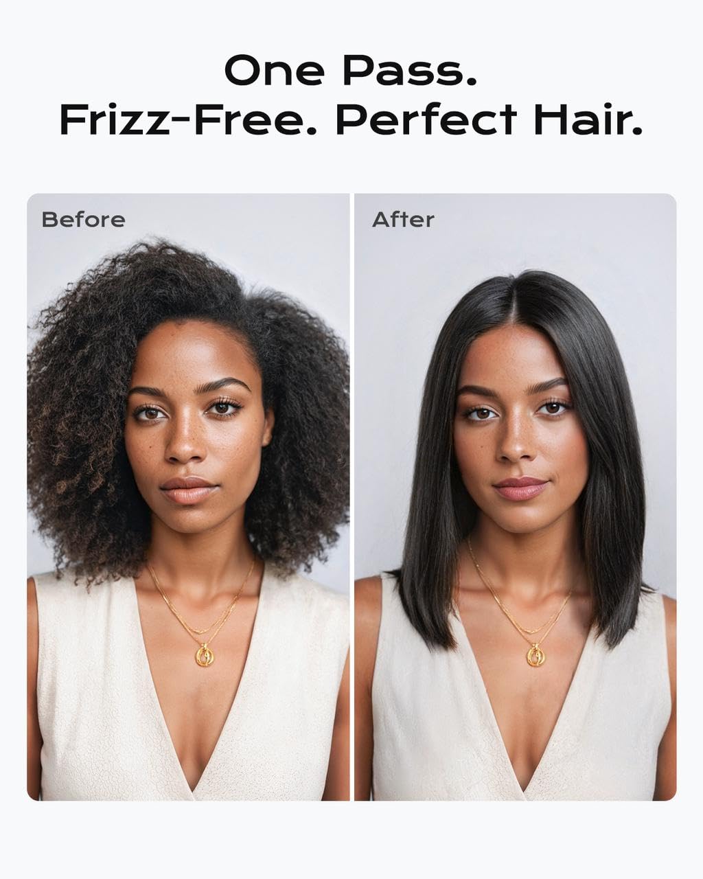 Vanessa Pro flat iron features 450°F heat settings for versatility.