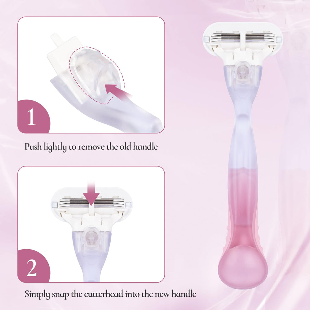 Vanest stylish razor handle adds elegance to your grooming kit.