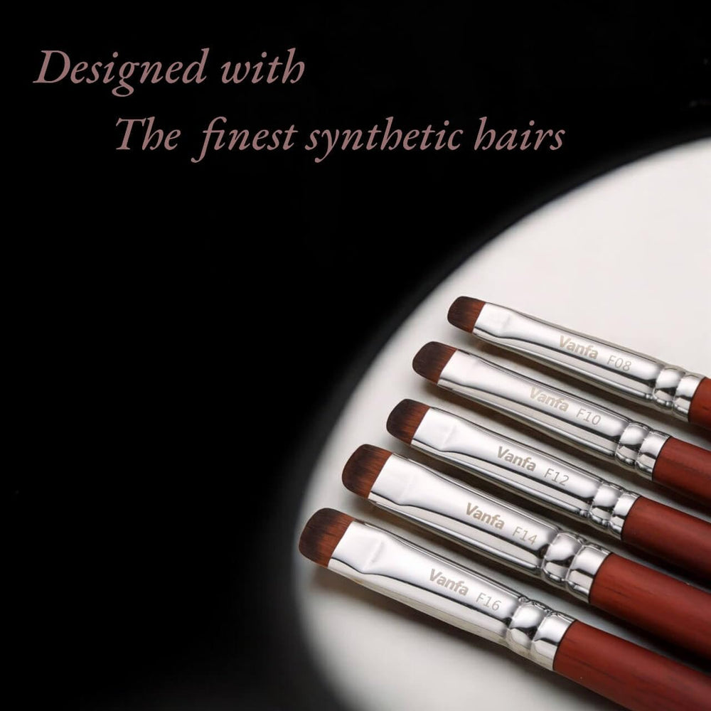 Vanfa French Brush durable yet delicate bristles for smooth application
