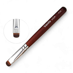 Vanfa French Brush with flat tongue for even gel spread