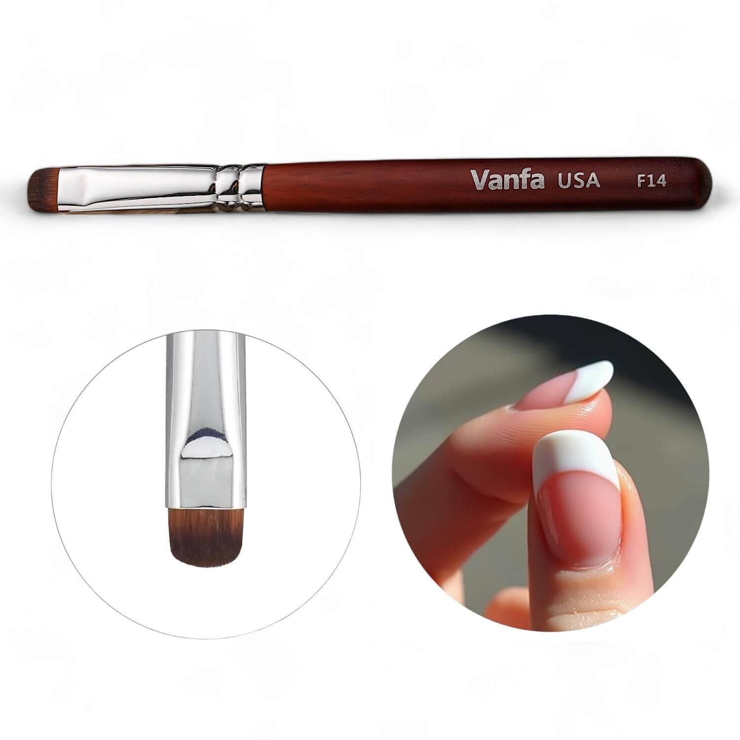 Vanfa French Brush helps draw large patterns like leaves