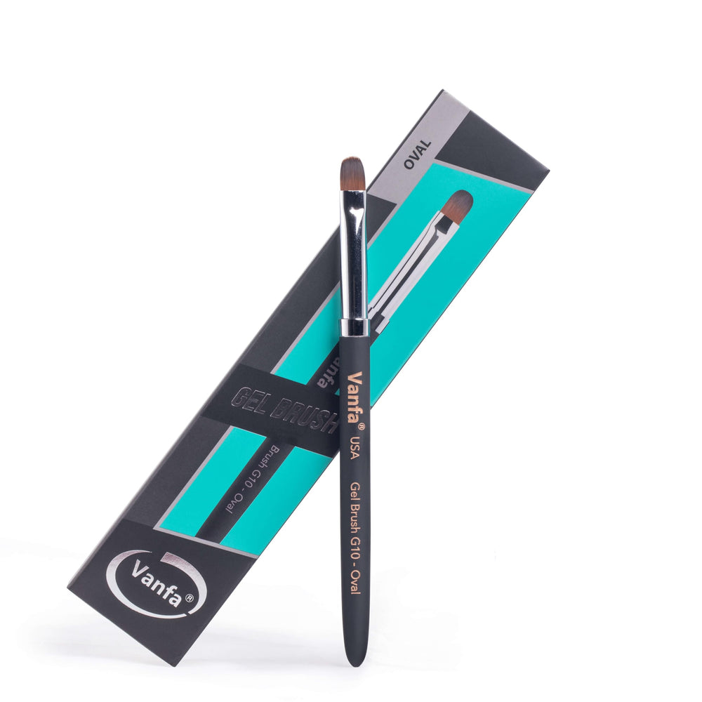 Vanfa gel nail brush easy to clean after use with alcohol.
