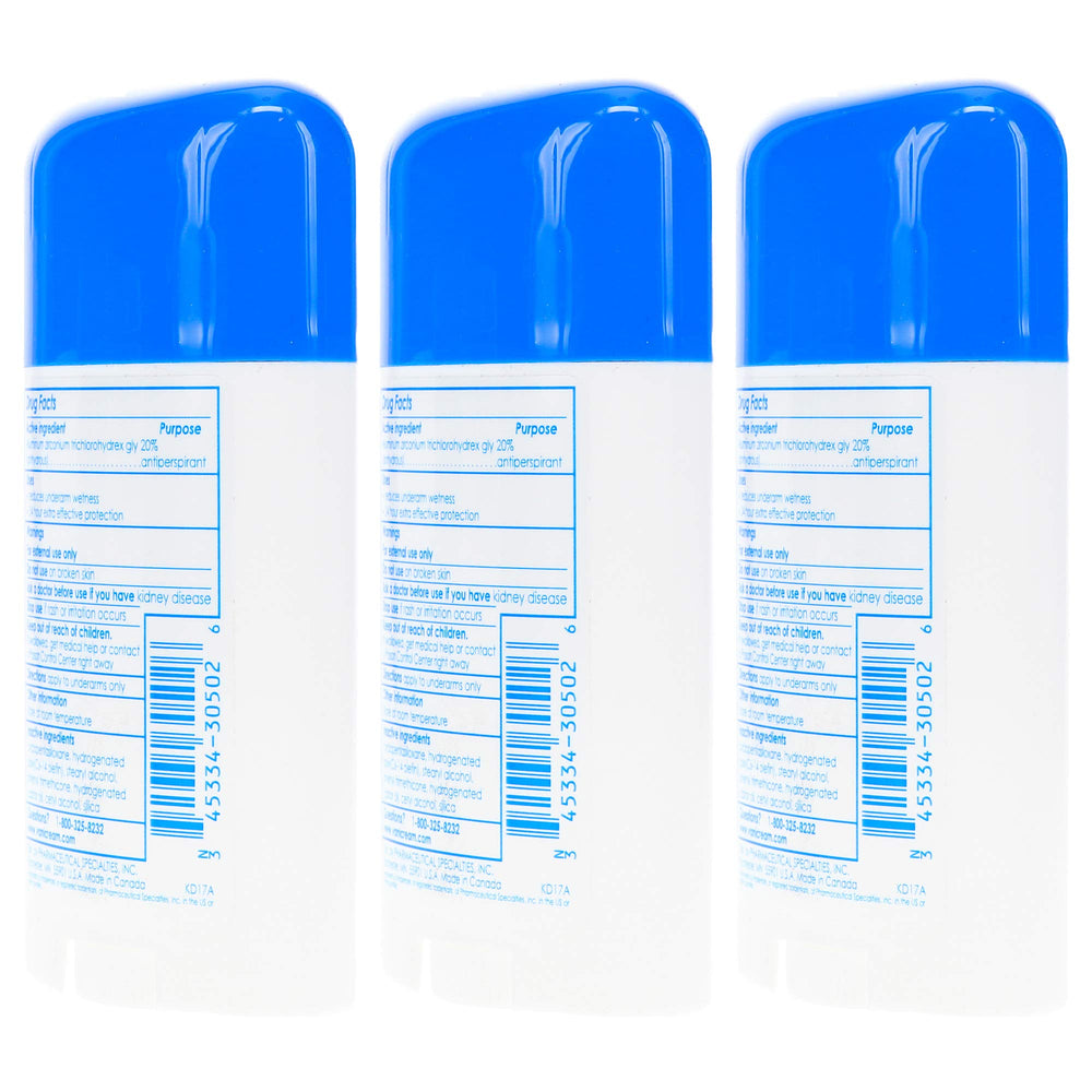 Vanicream packaging emphasizes skin-friendly, fragrance-free protection for sensitive underarms.
