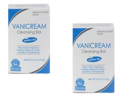 Barra Vanicream limpiando piel sensible sin fragancia para uso diario