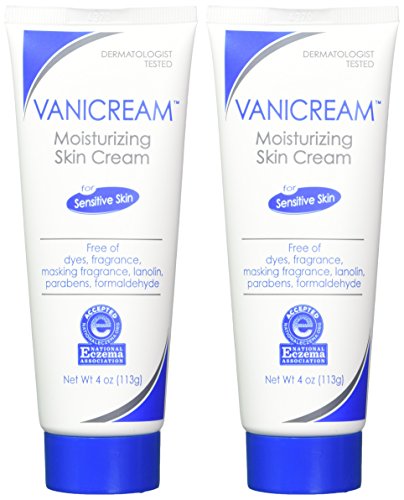 Vanicream crema hidratante, textura no grasa que se absorbe al instante.