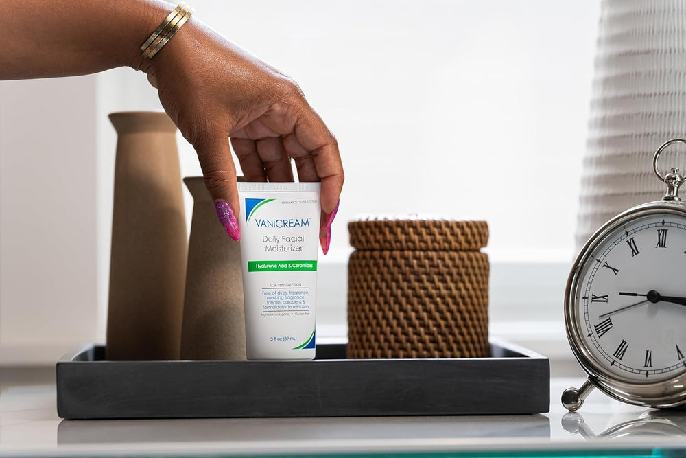 Vanicream travel-friendly 3 oz tubes fit in a cosmetic bag