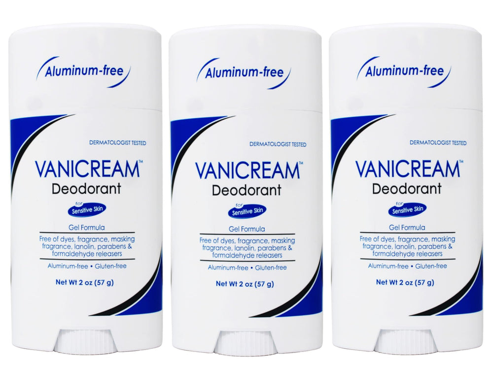 Vanicream Deodorant gel application shows smooth use for sensitive skin and daily freshness