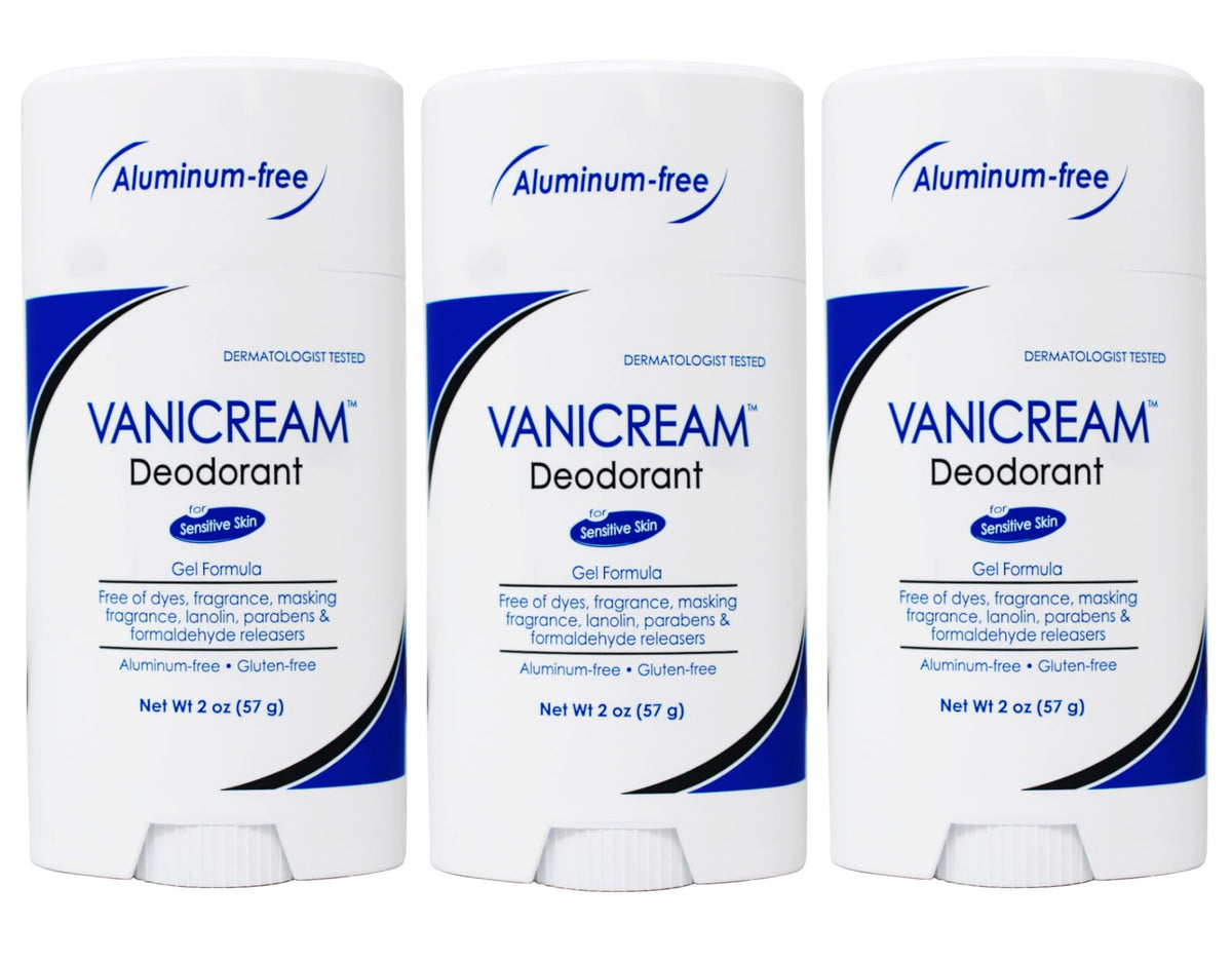 Vanicream Deodorant gel application shows smooth use for sensitive skin and daily freshness