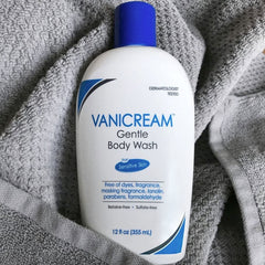 Vanicream Free and Clear conditioner bottle — soothing, dye-free hydration for fragile hair.