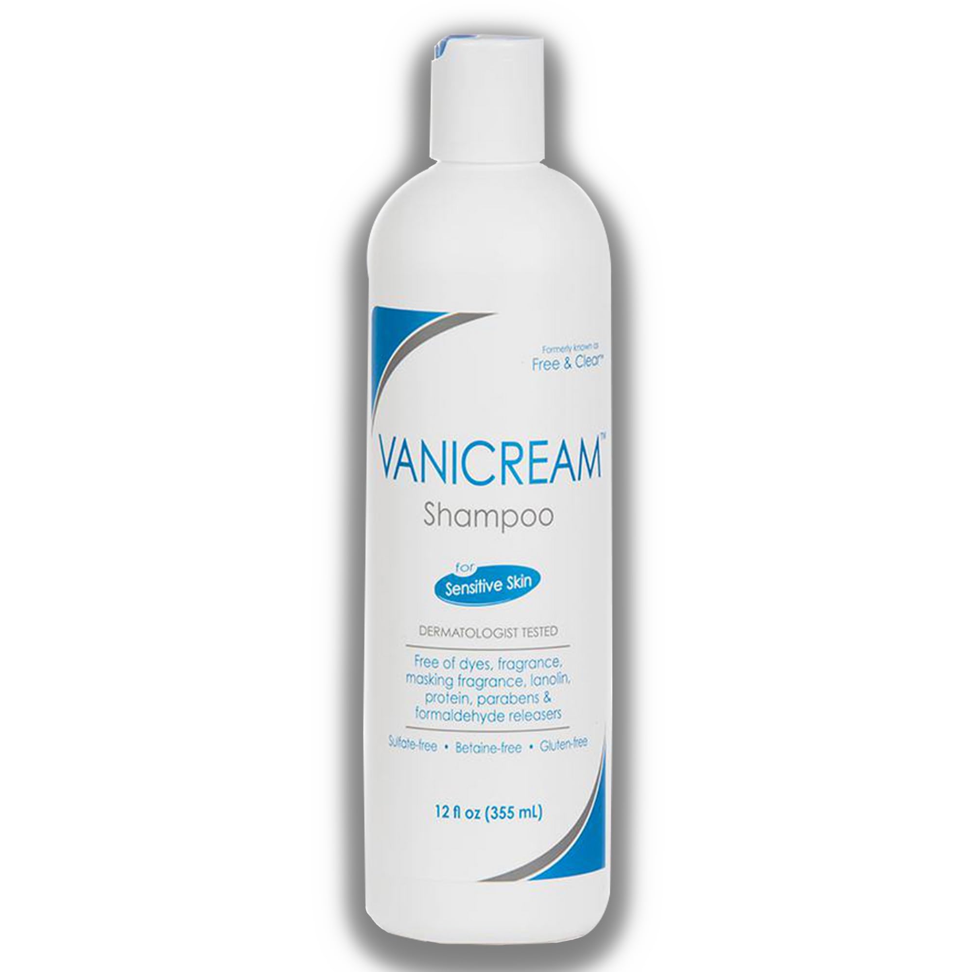 Vanicream Gentle Body Wash bottle 12oz creates creamy lather for delicate skin