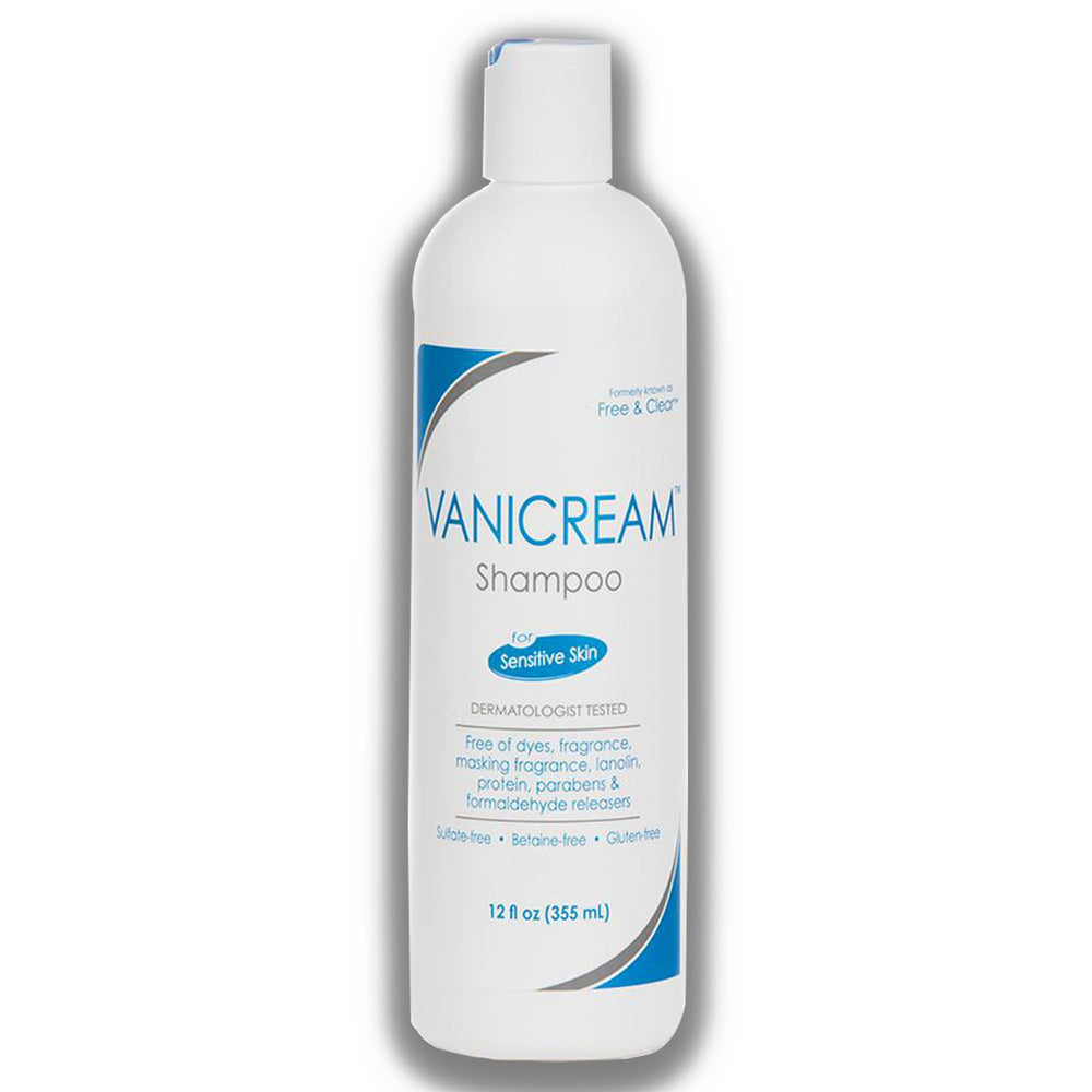 Vanicream Gentle Body Wash bottle 12oz creates creamy lather for delicate skin