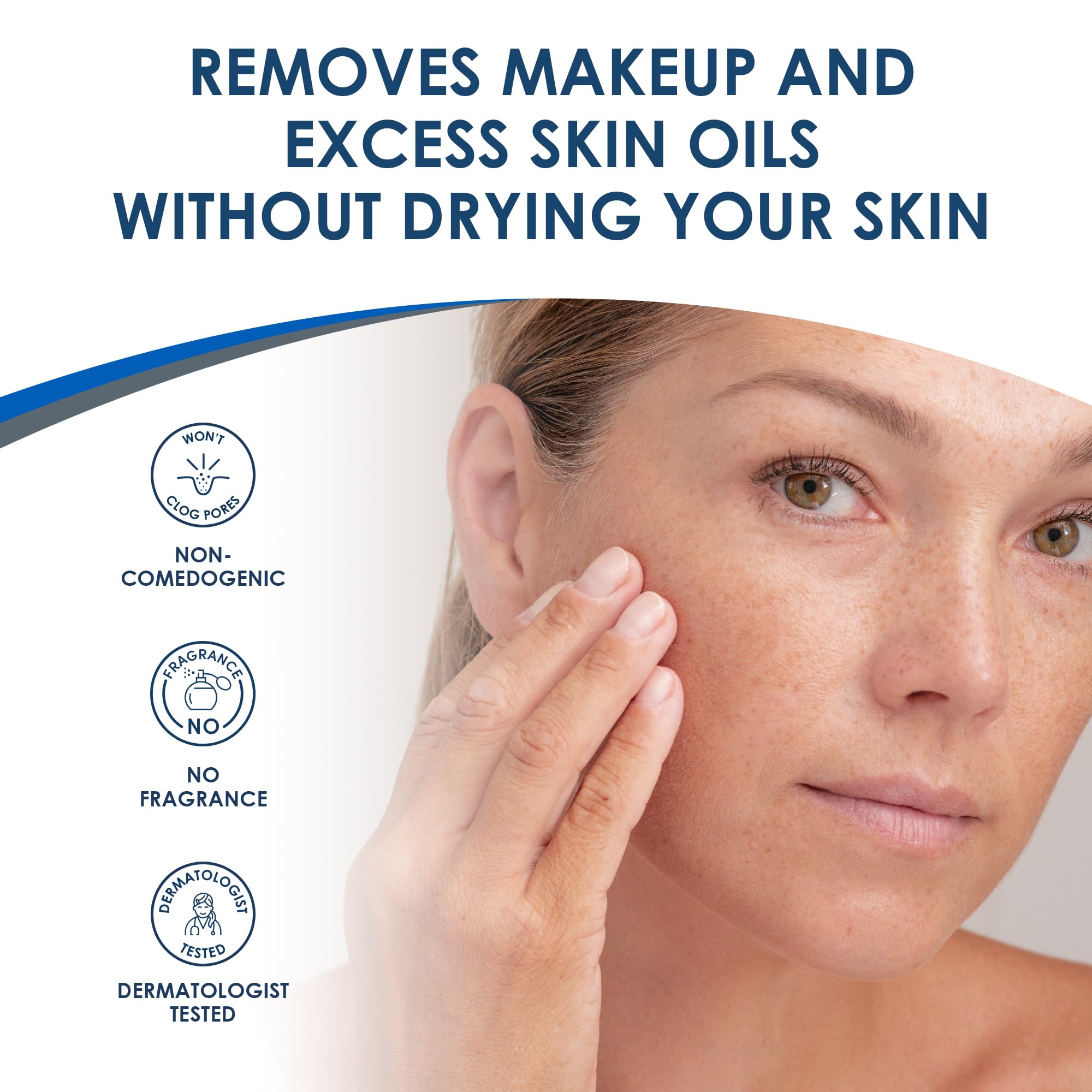 Vanicream Gentle Facial Cleanser pump dispense close-up for daily use.