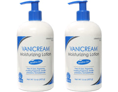 Vanicream Moisturizing Lotion pump 16oz pack 2 for easy, gentle hydration.